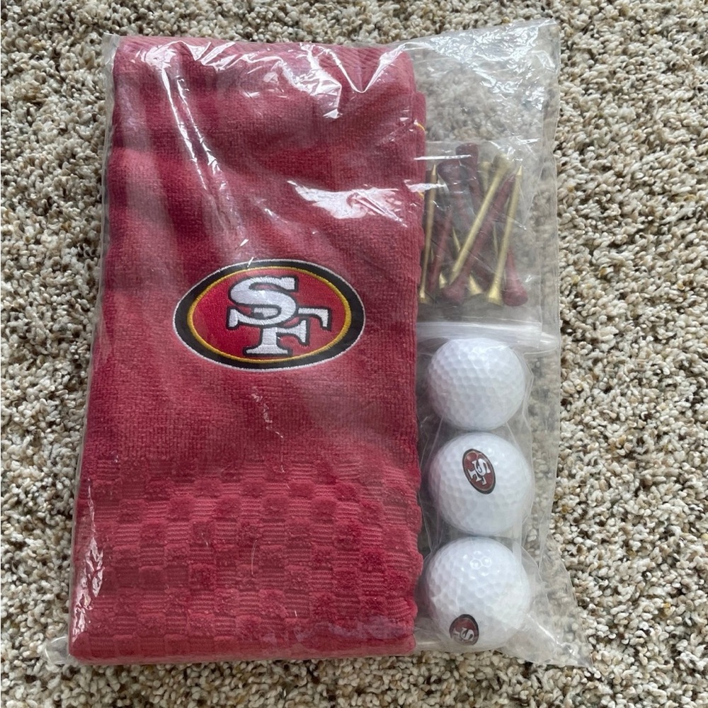 San Francisco 49ers Golf Set
